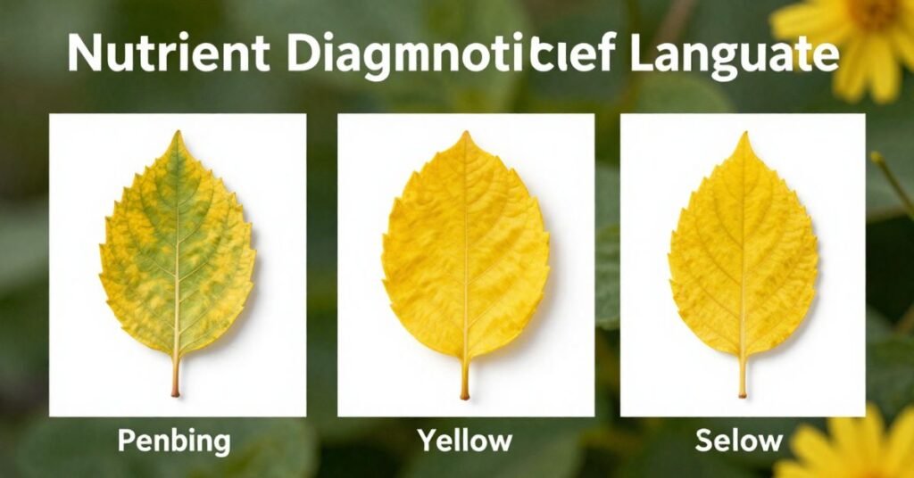 Nutrient Diagnostic: Deciphering the "Yellow Leaf" Language