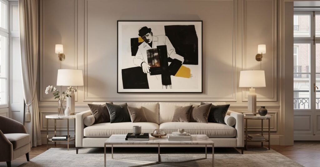 Decorating with Mont Blanc Art