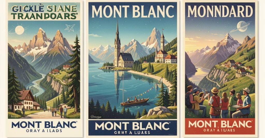 Giclée Standards for Mont Blanc Travel Posters