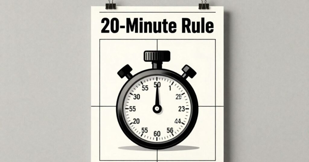 The "20-Minute Rule": Why Timing is Everything