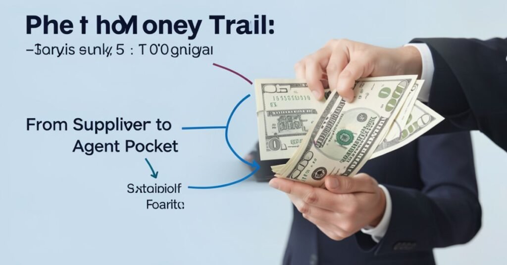 The "Money Trail": From Supplier to Agent Pocket