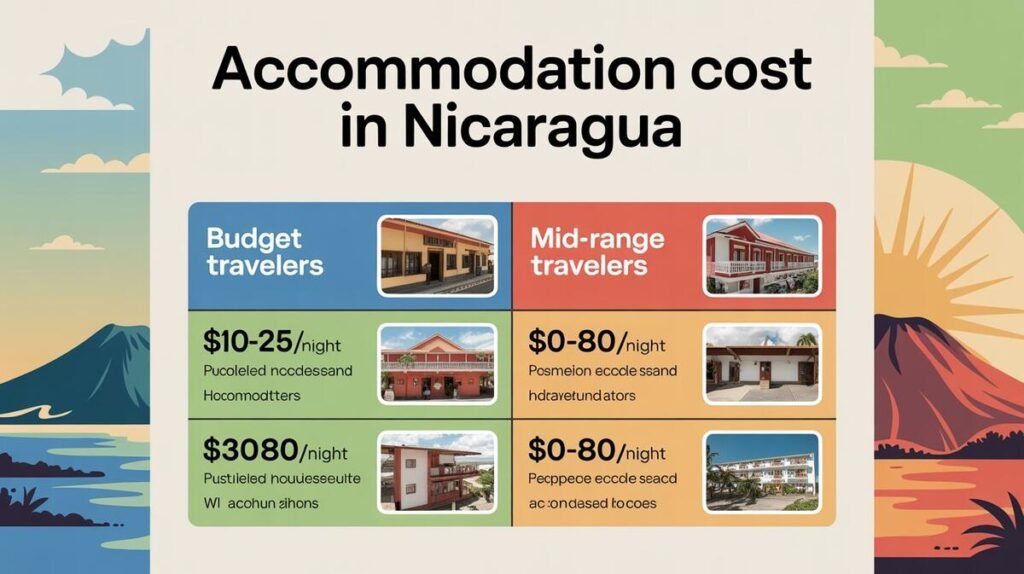 Accommodation Cost in Nicaragua