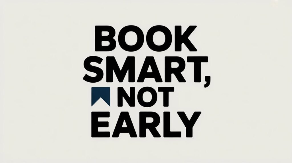 Book Smart, Not Early