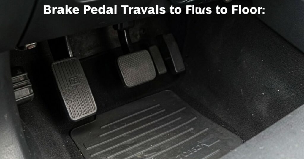 Brake Pedal Travels to Floor