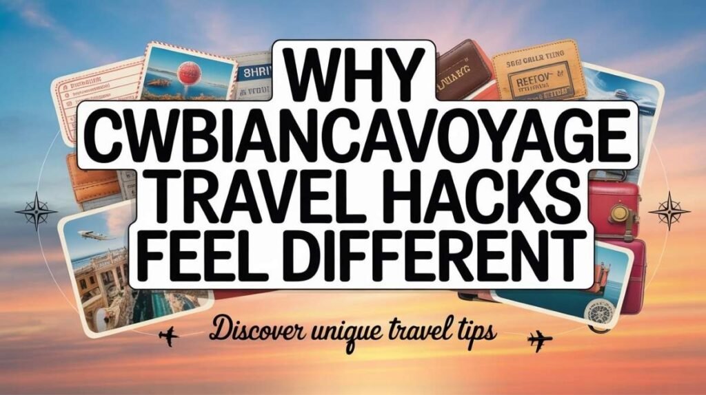 Why CwBiancaVoyage Travel Hacks Feel Different - Travel Hacks CwBiancaVoyage