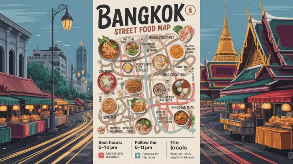 Bangkok Street Food Map and Navigation Tips