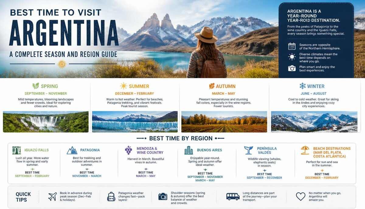 Best Time to Visit Argentina
