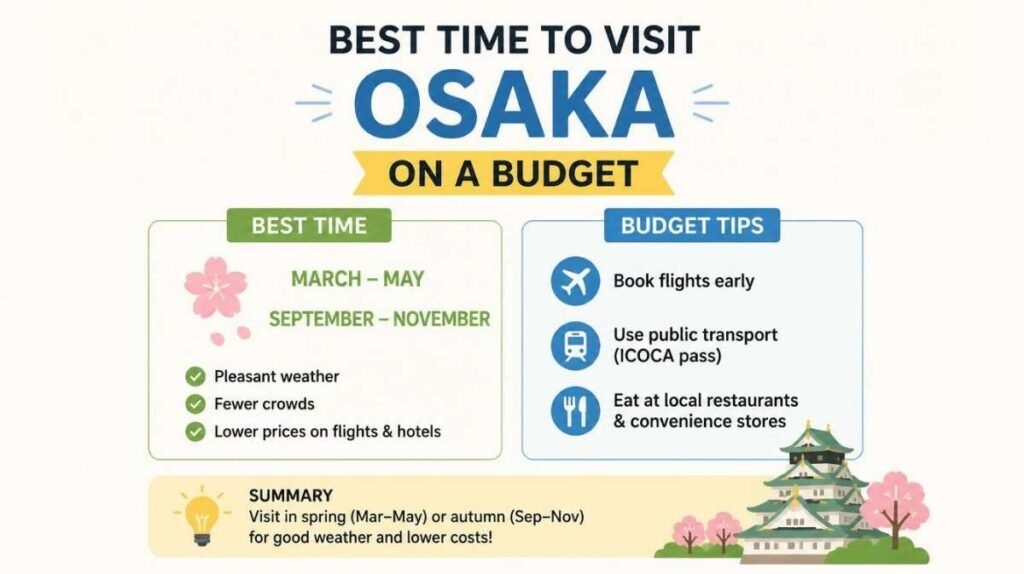 Best Time to Visit Osaka on a Budget