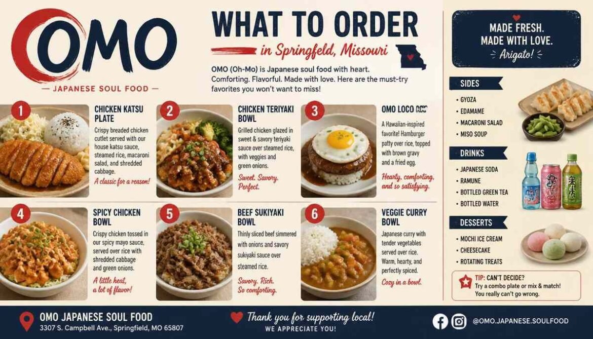 OMO Japanese Soul Food Menu What to Order in Springfield, Missouri - OMO Japanese Soul Food Menu