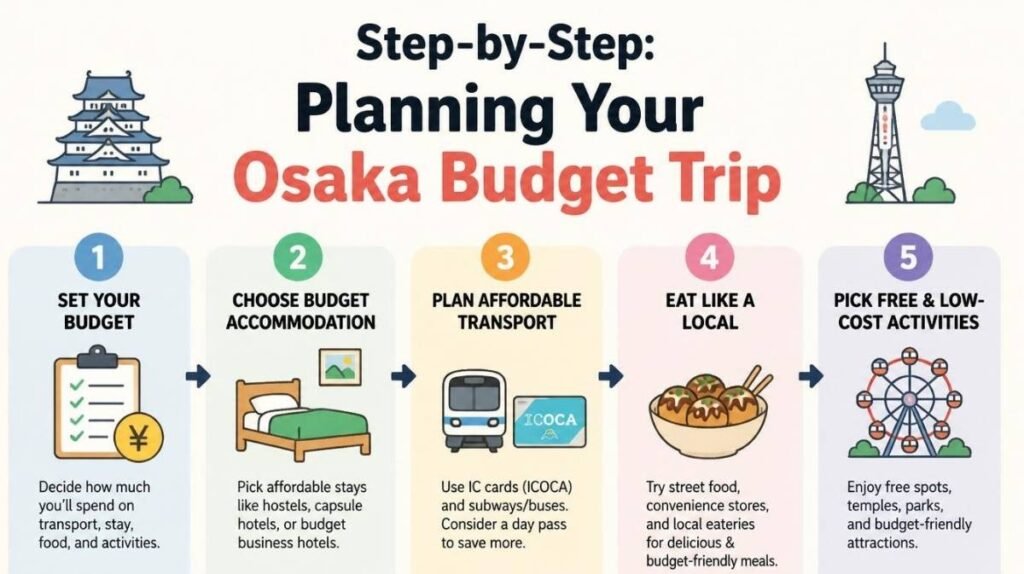 Step-by-Step Planning Your Osaka Budget Trip