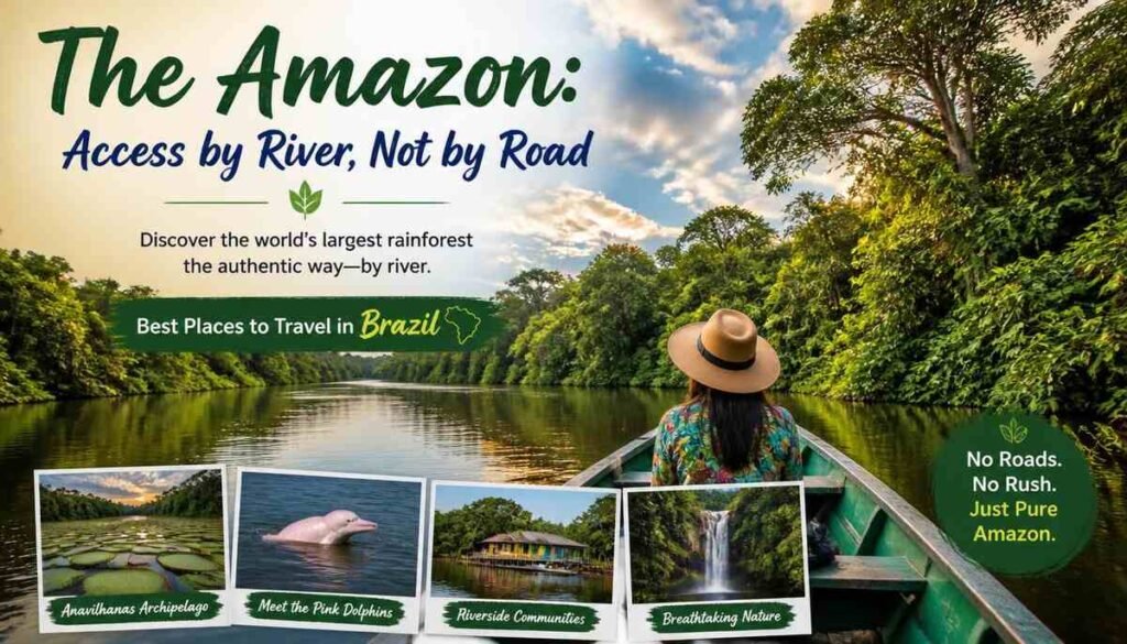 The Amazon Access by River, Not by Road