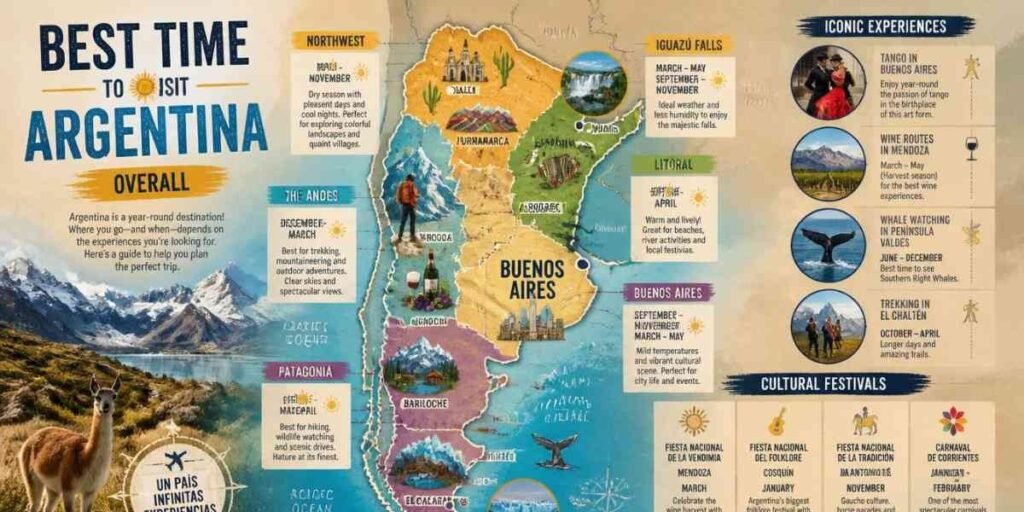 Best Time to Visit Argentina Overall